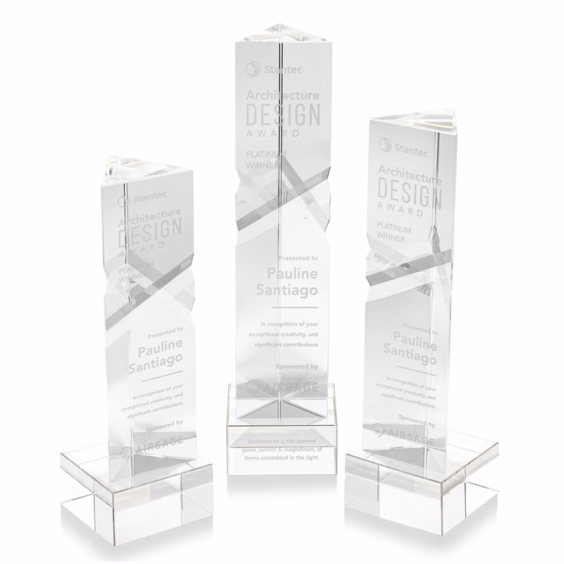 Oakham Award on Hancock Base - Clear