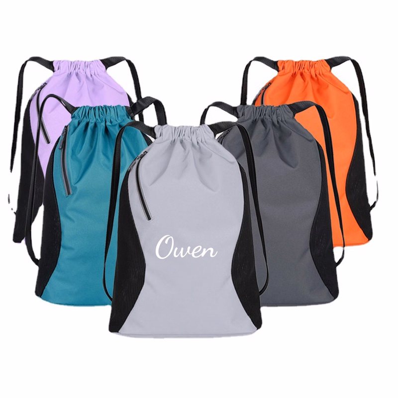 Nylon Drawstring Backpack