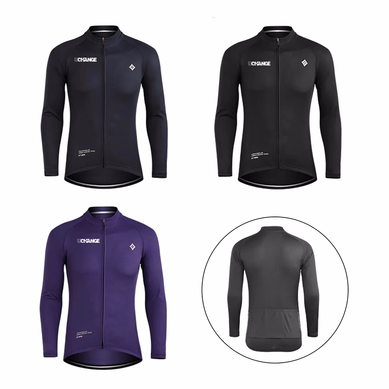 Breathable Long Sleeve Cycling Jersey For Team Rides