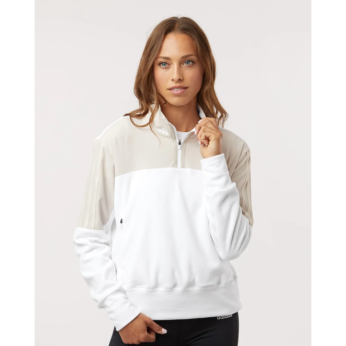 Women's Fleece Quarter-Zip Pullover - A601 1