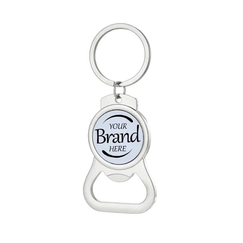 Metal Bottle Opener W/ Split Keyring 1