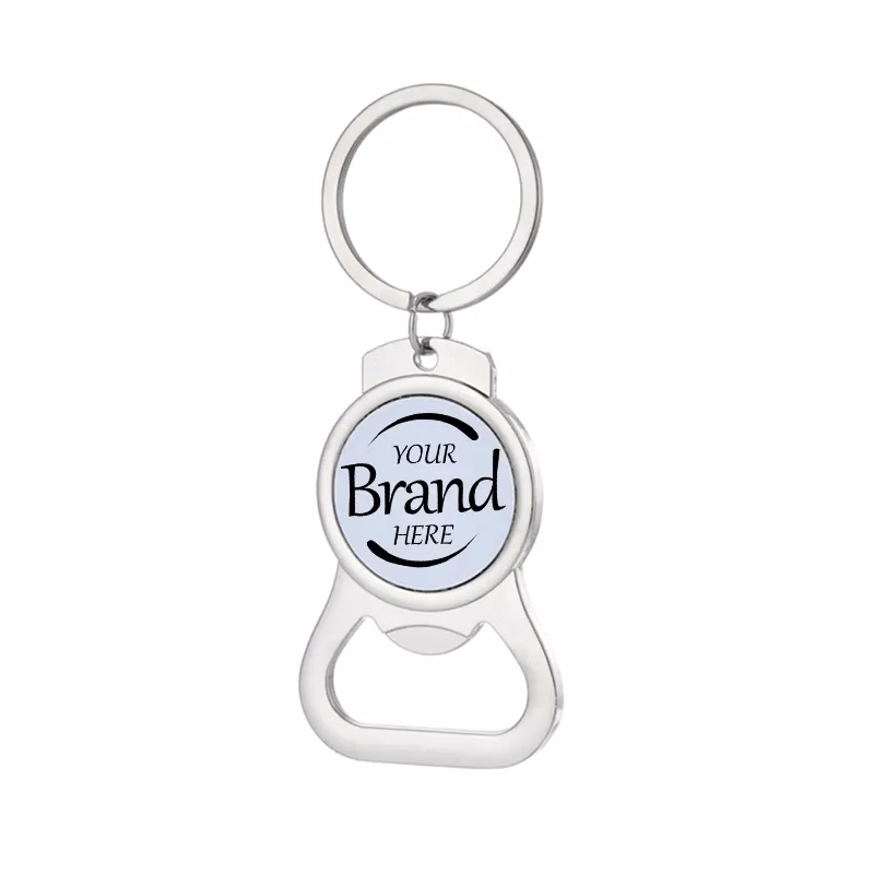 Metal Bottle Opener W/ Split Keyring