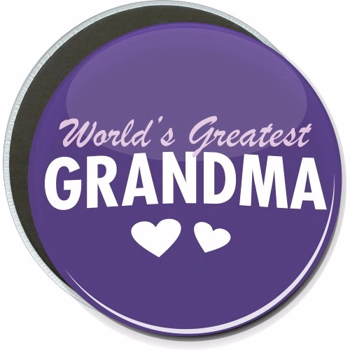 Worlds Greatest Grandma, Mothers Day Button