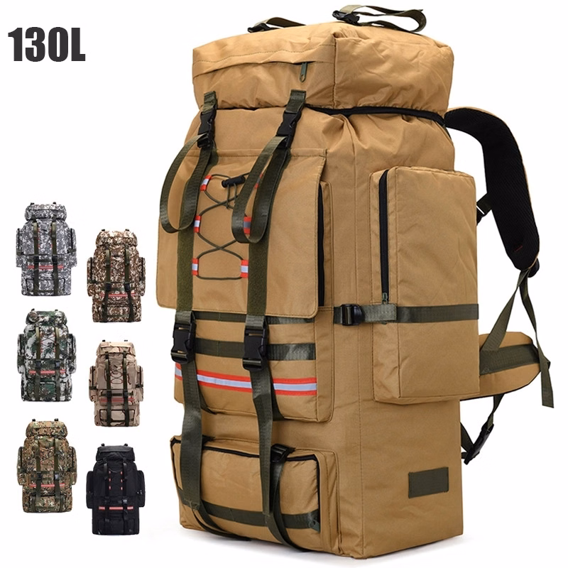 130L Tactical Mountaineering Backpack Camping Travel Pack