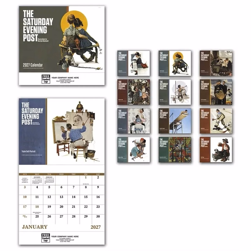 Calendars - Wall, The Saturday Evening Post
