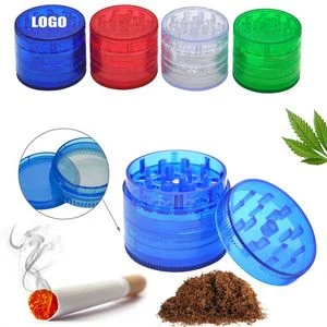 Plastic Herb Grinder With Mesh Filter 1