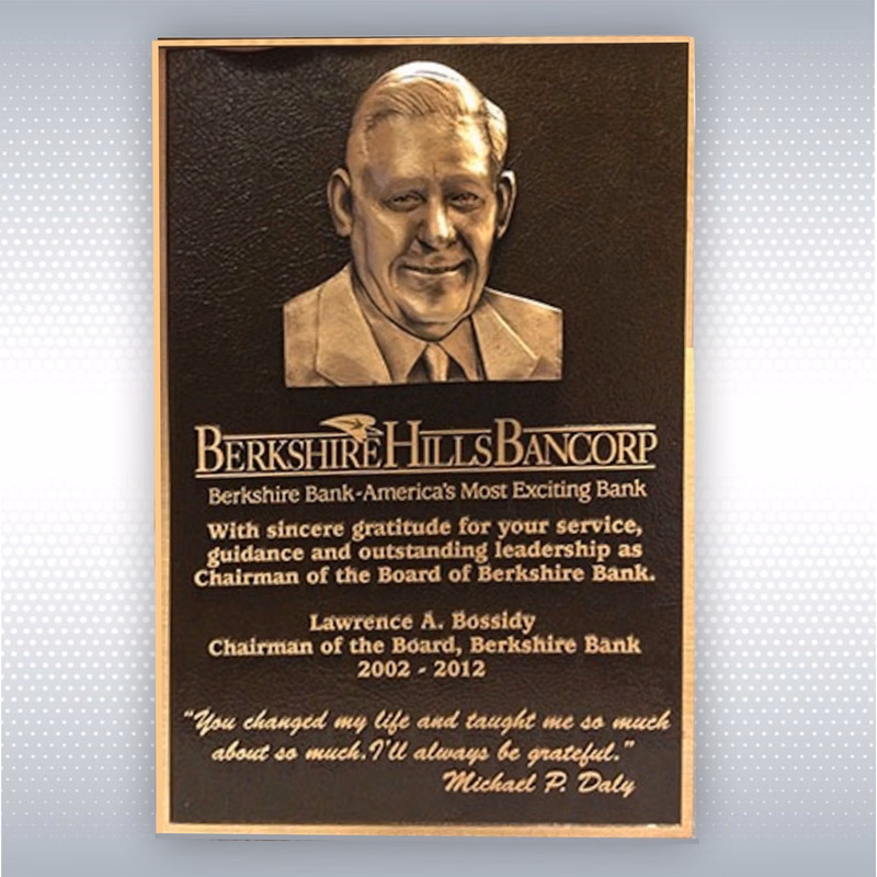 Bronze plaque