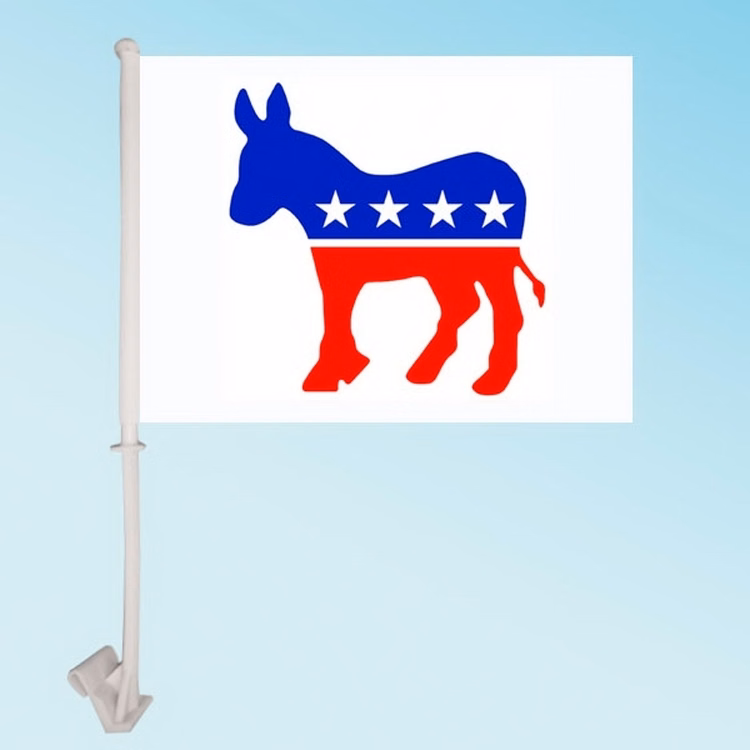 11x15 Custom Printed Window Car Flag - Single Sided