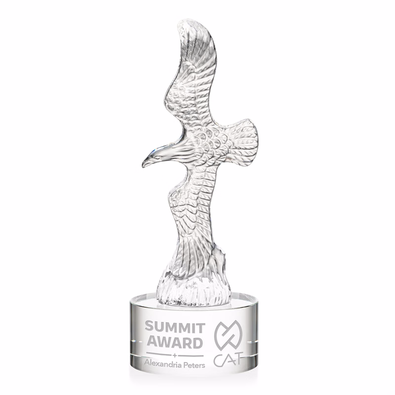 Staffordshire Eagle on Marvel Base - Clear