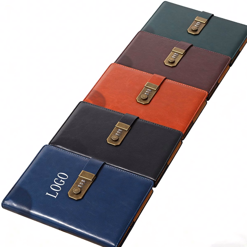 Secure A5 Lockable Diary Thick Pages Ideal for Business and Personal Use