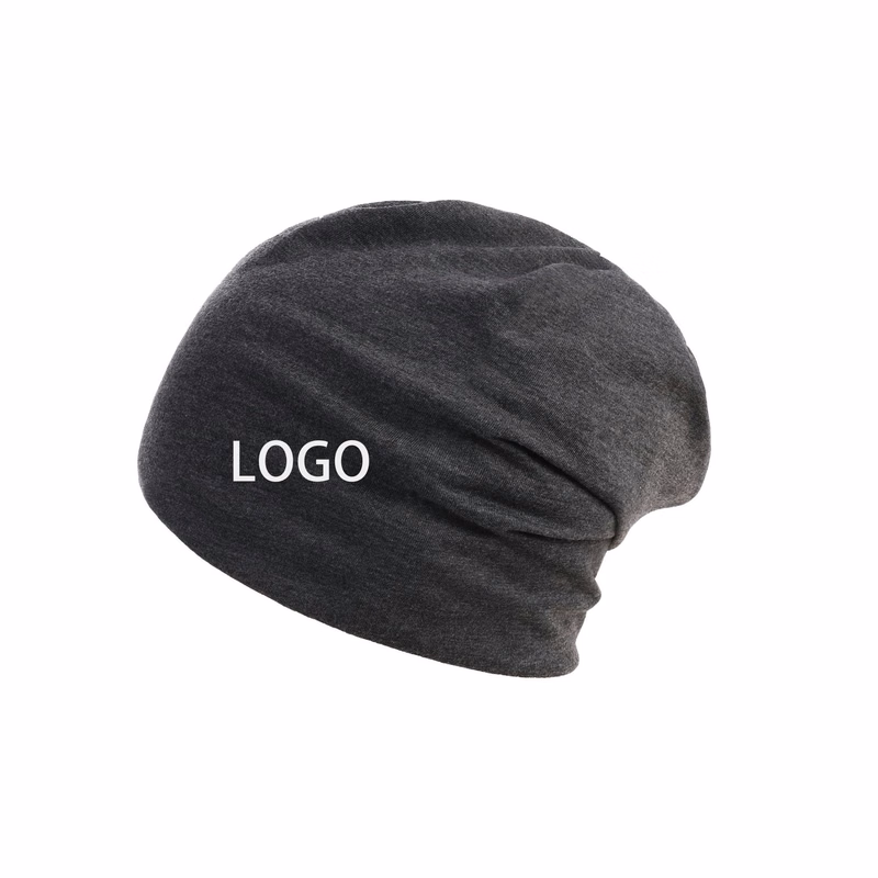 Color Knitted Beanie Without Cuff