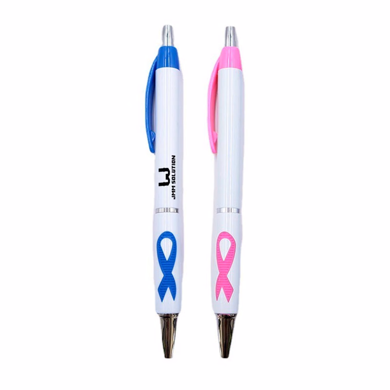 Retractable Awareness Ribbon Ballpoint Pen