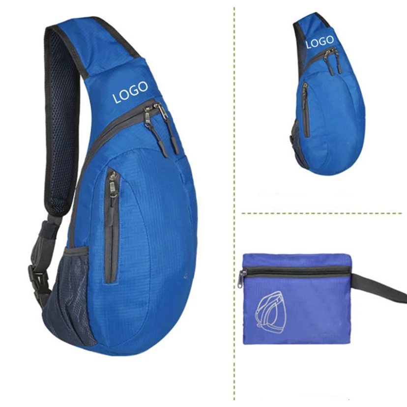 Men/Women Foldable Sling Bags/Shoulder Chest Backpack /Crossbody Daypack for Cycling Walking Hiking 1