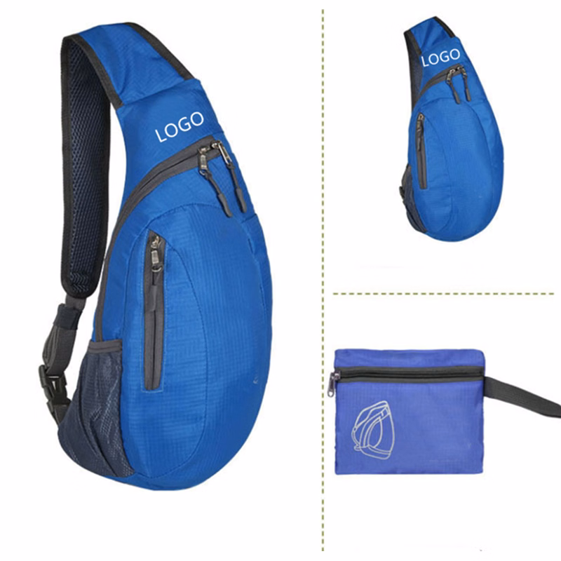 Men/Women Foldable Sling Bags/Shoulder Chest Backpack /Crossbody Daypack for Cycling Walking Hiking