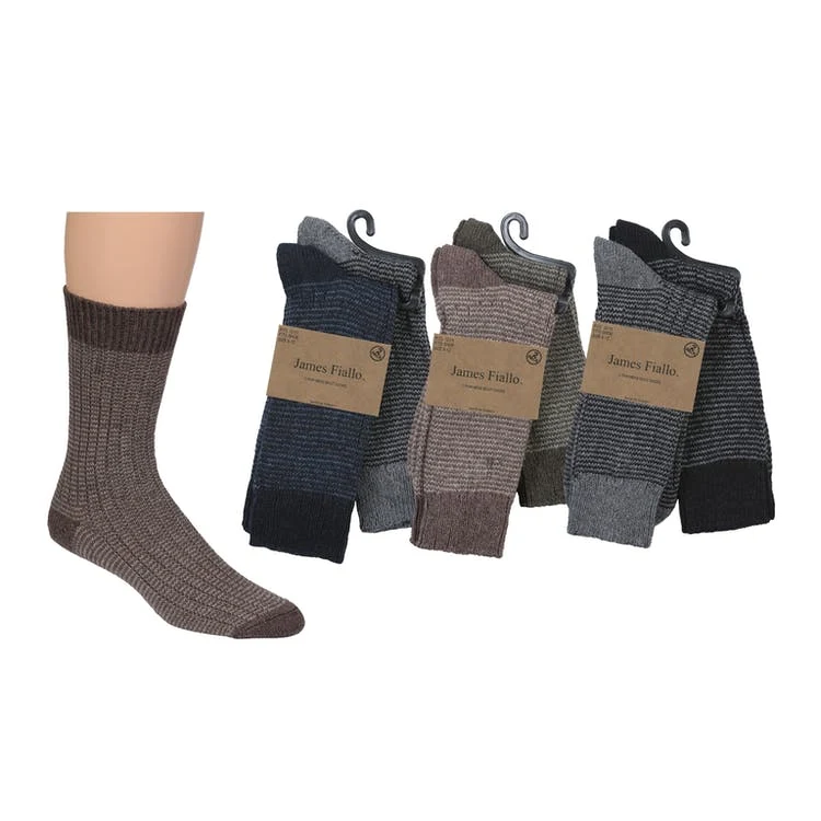 Men's Heavy Thermal Socks - Assorted Size 10-13 2 Pack 1