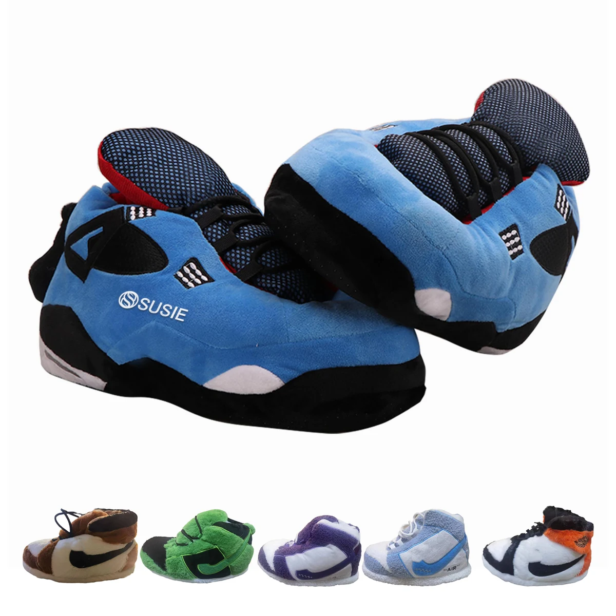 Warm Plush Sneaker Slippers 1