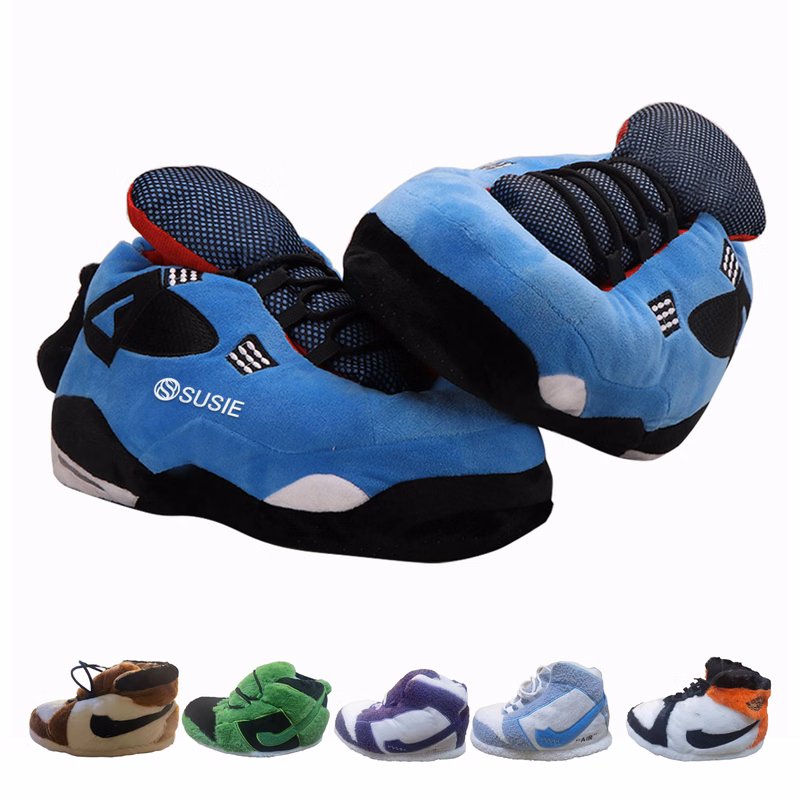 Warm Plush Sneaker Slippers