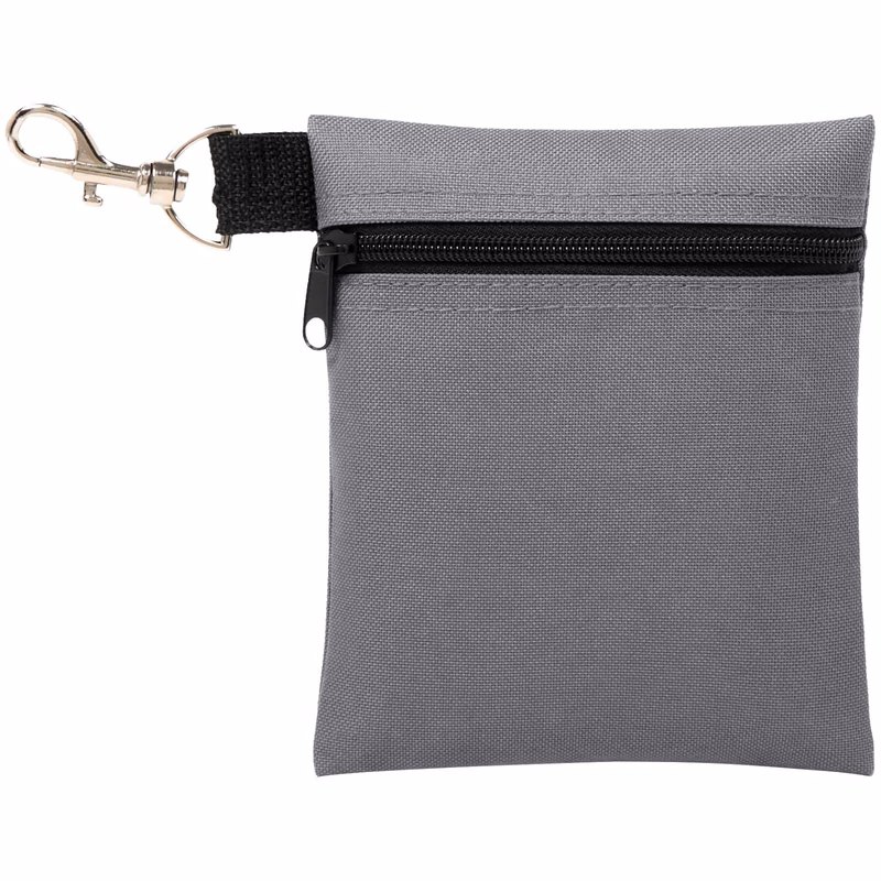 6" Oxford Golf Ball Pouch with Buckle
