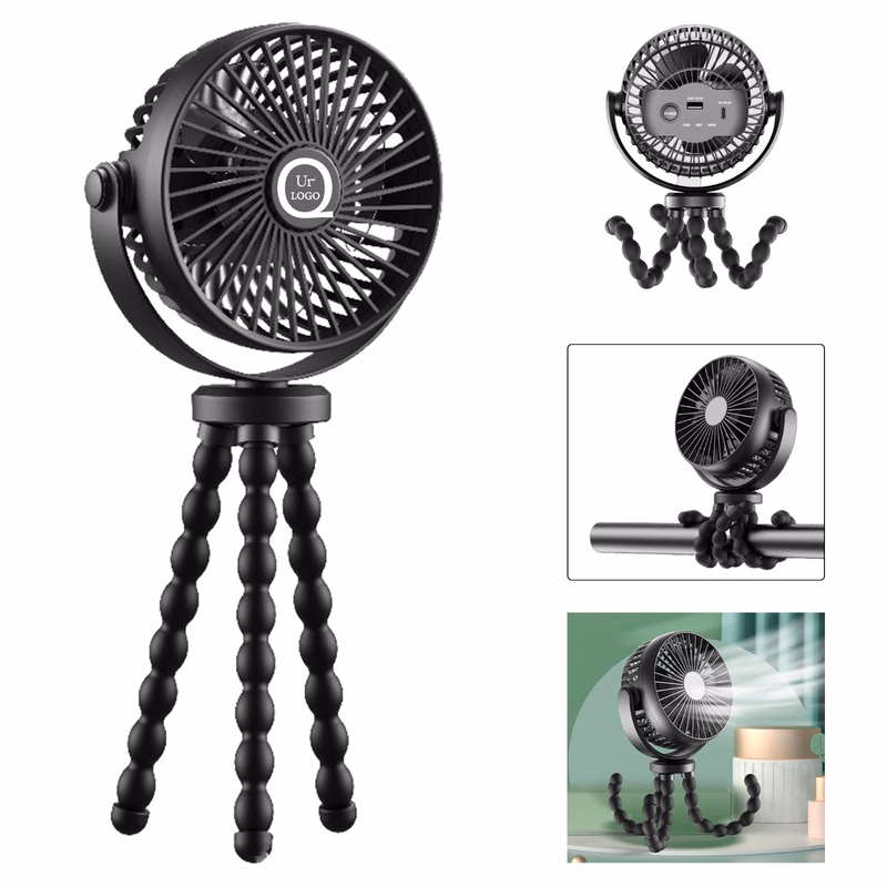 Octopus Usb Rechargable Fan 2000Mah