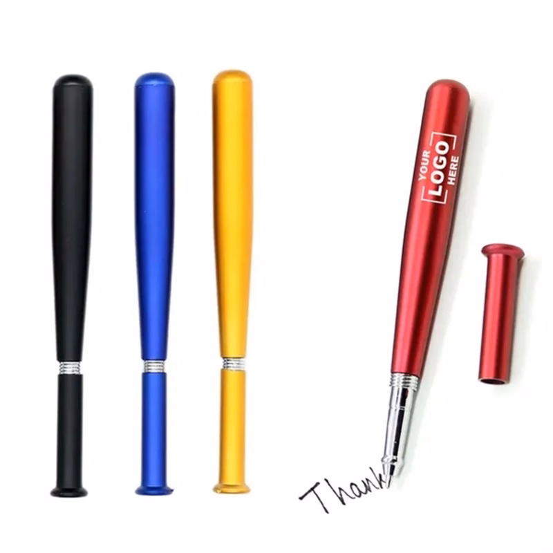 Baseball Bat Shape Ballpoint Pen For Sports Promotion
