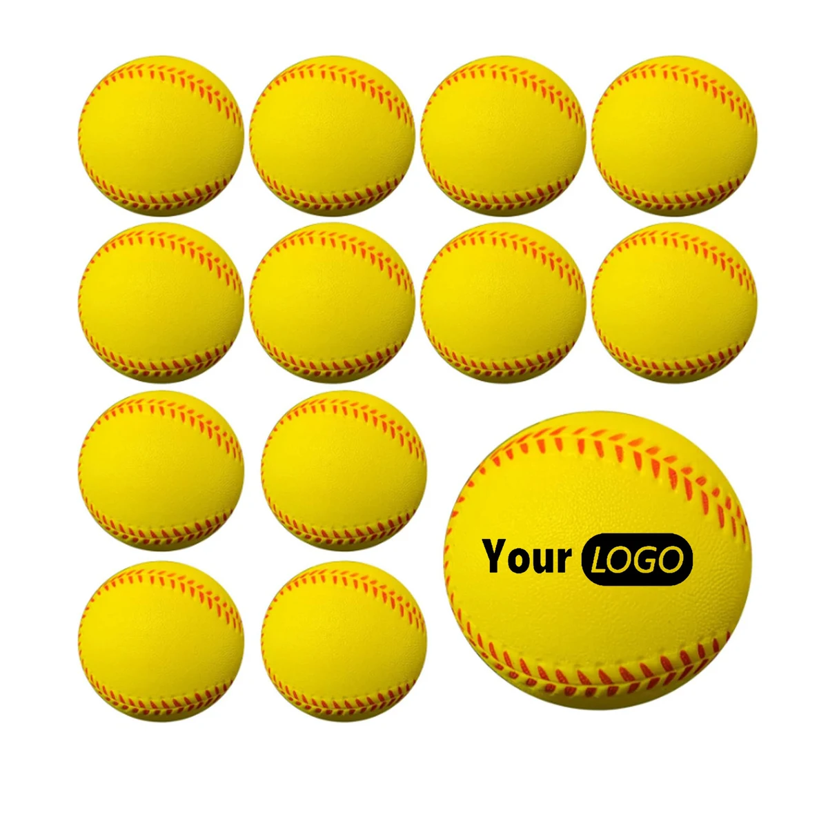 PU Foam Baseball Mini Stress Relief Ball With Your Brand 1
