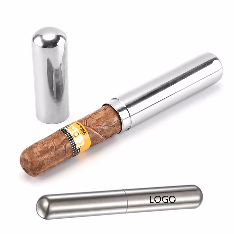 Stainless Steel Lightweight Slip Cap Cigar Tube