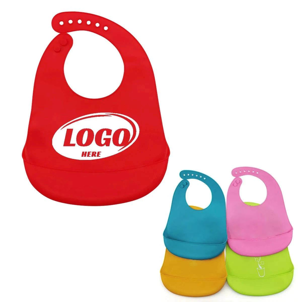 Silicone Baby Bib 1