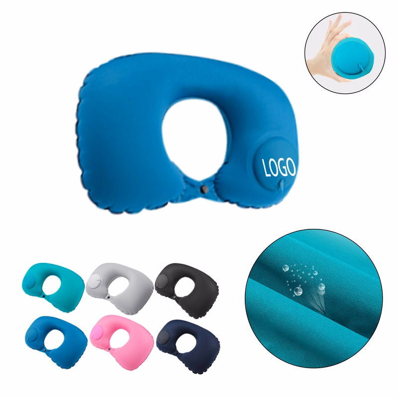 MOQ:50pcs Inflatable Neck Pillow