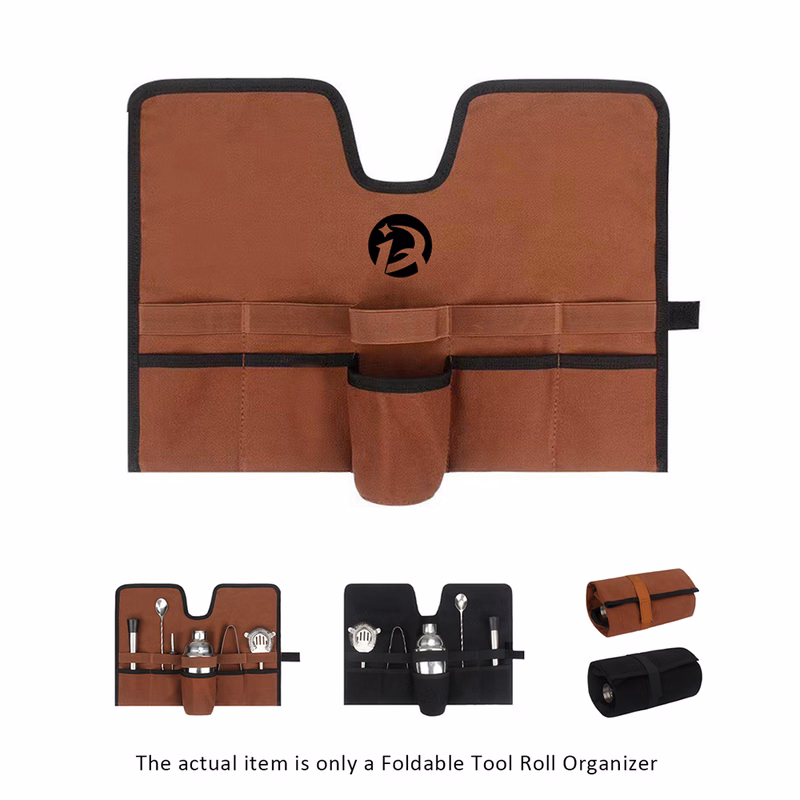 Foldable Tool Roll Organizer with Multi Pocket