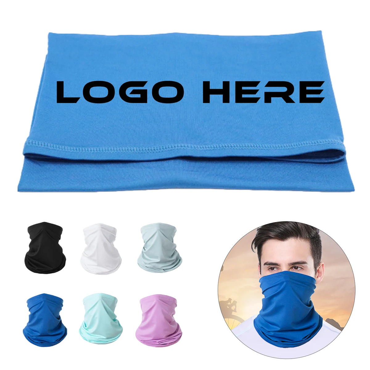 Breathable Sun Cycling Fishing Neck Gaiter Face Cover Scarf 1