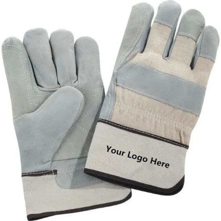Safety Works Double Palm Gloves with White Cuff 1