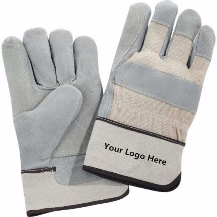 Safety Works Double Palm Gloves with White Cuff