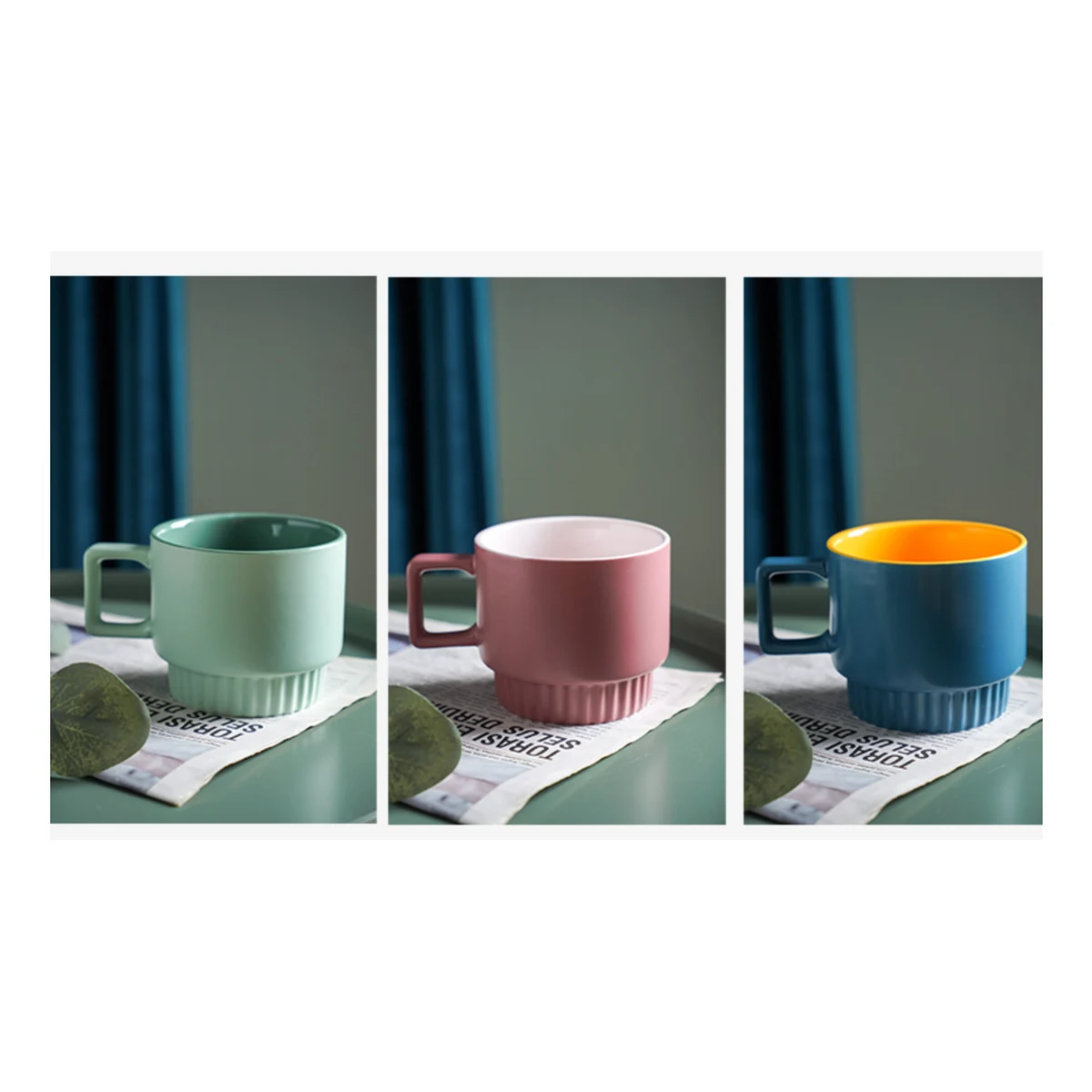 Ceramic Mark Stacking Cups 1