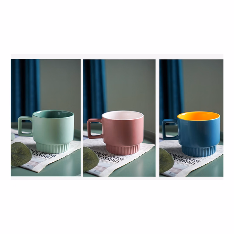 Ceramic Mark Stacking Cups
