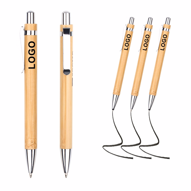 Customizable Bamboo Ballpoint Pen