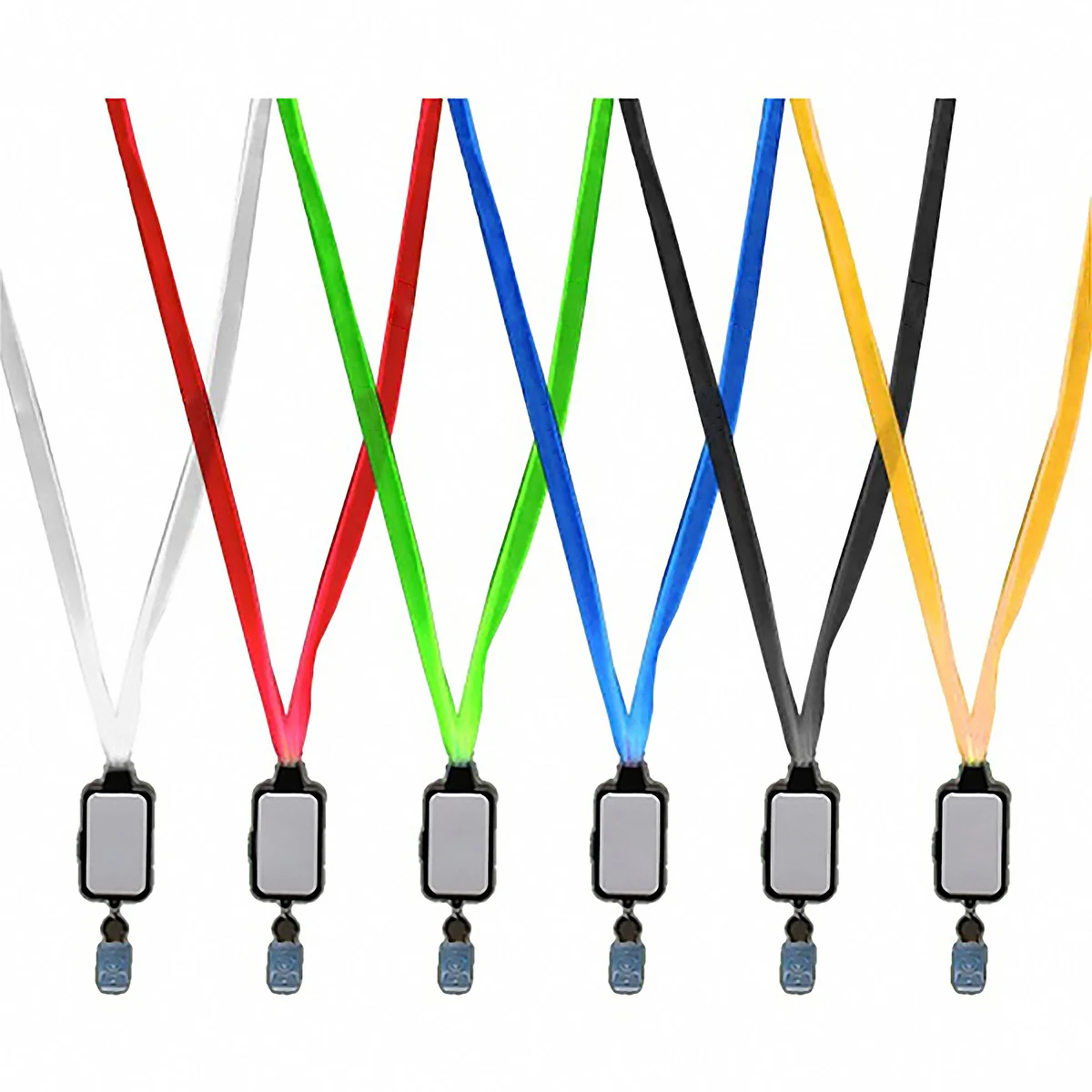 LED Badge Lanyard with Clip 1
