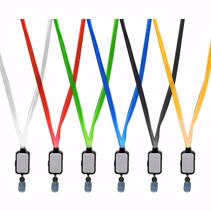 LED Badge Lanyard with Clip