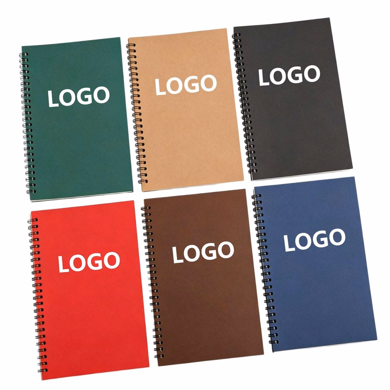 Kraft Paper Spiral Notebook