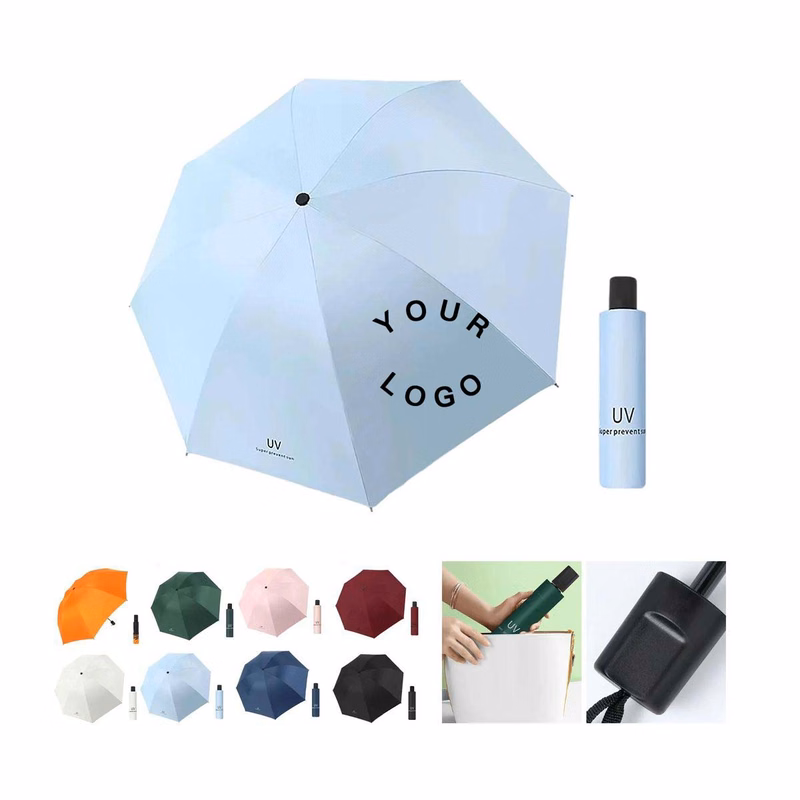 Windproof 8 Rib Umbrella for Rain and Storm Protection
