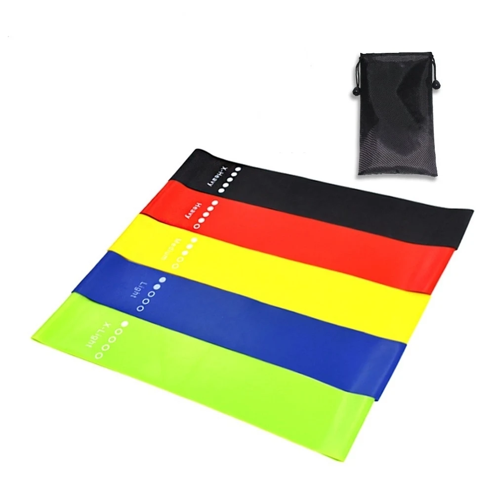 5 Piece Fitness Resistance Bands 1