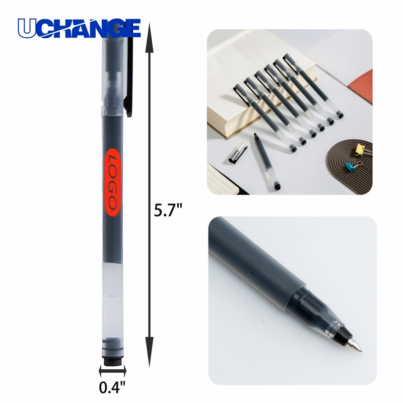 Smooth Black Signature Pen for Contracts