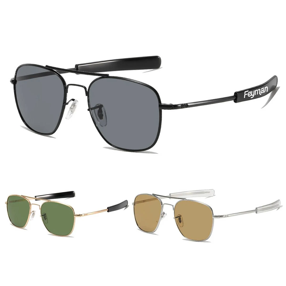 Polarized Metal Frame Aviator Sunglasses 1