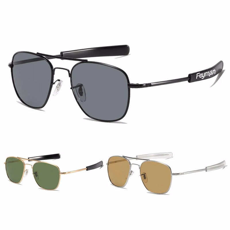 Polarized Metal Frame Aviator Sunglasses