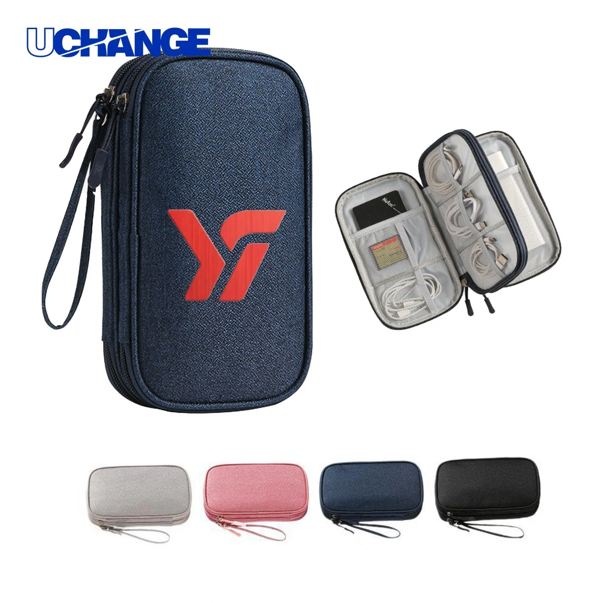 Double-Layer Electronic Accessories Organizer Case 1