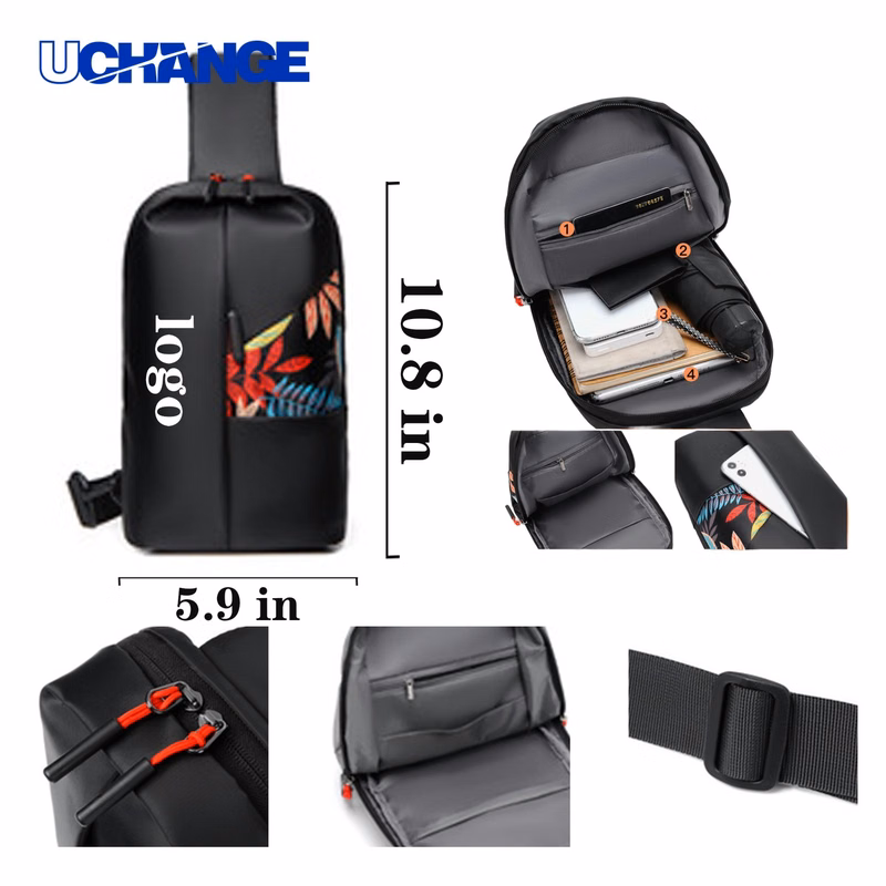 Full Color Minimalist Single Shoulder Chest Bag Organizer