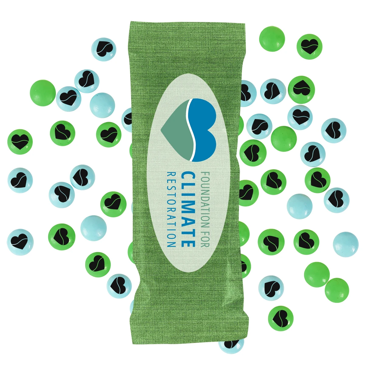 Full Color Tube DigiBag™ with Imprinted Chocolate Buttons 1