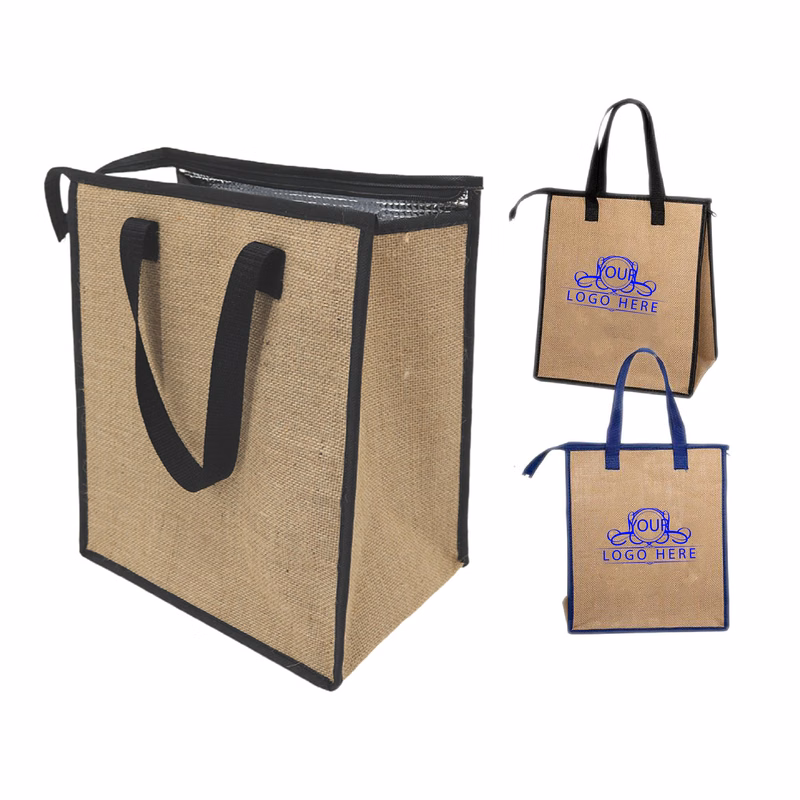 Insulated Reusable Grocery Jute Bag