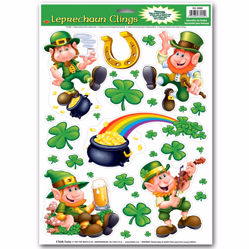 Leprechaun/ Shamrock Clings