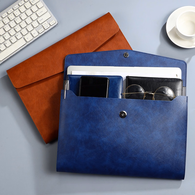 Leather Felt PU Folder