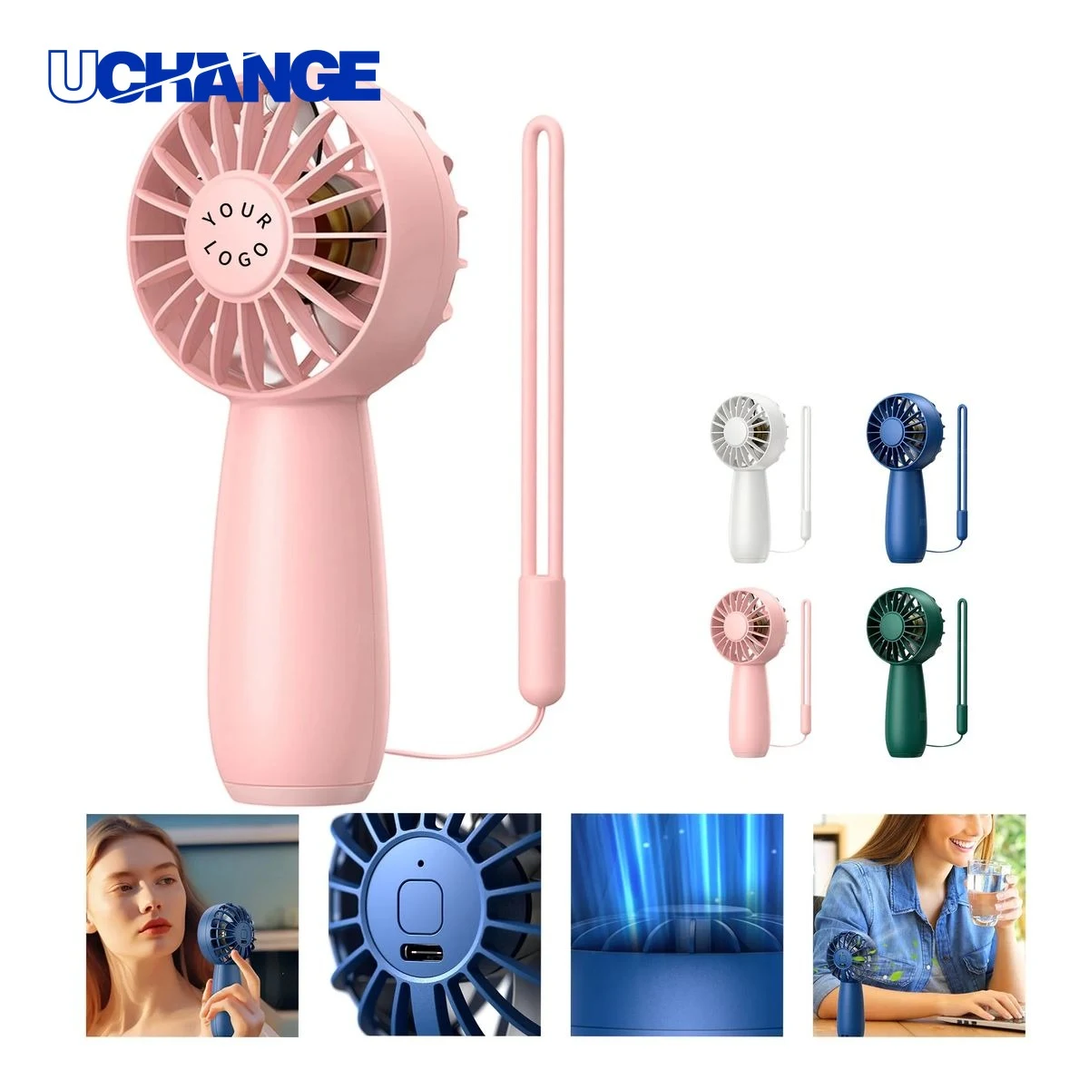Mini Handheld Fan with Type-C Charging Device 1